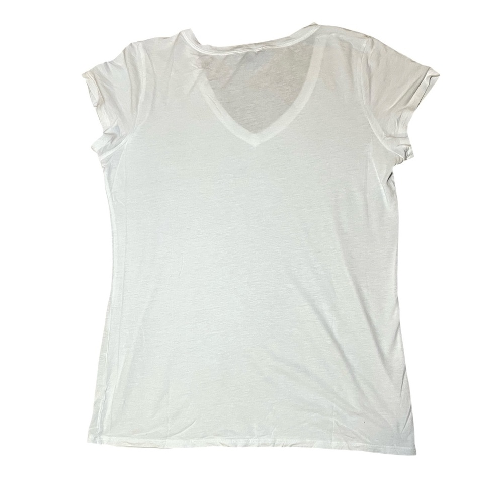Vince white v-neck t-shirt size large - Picture 7 of 12